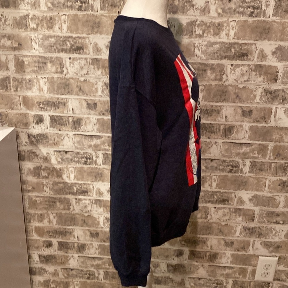 Disney Mickey Mouse sweatshirt. Size XS. Crew neck. Blue with Mickey. Patriotic. - Picture 8 of 14